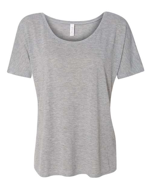 Women’s Slouchy Tee - Front - B80606584 - Athletic Heather