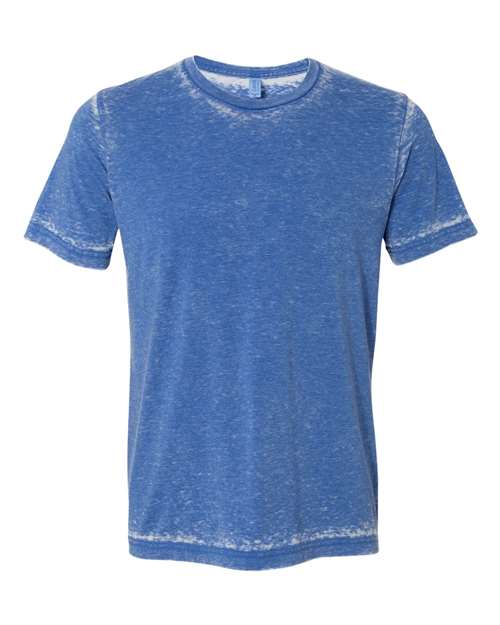 Texture Tee - Front - B03306733 - True Royal Acid Wash