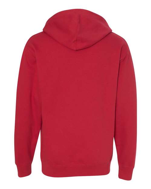 Midweight Hooded Sweatshirt - Back - B23676702 - Red