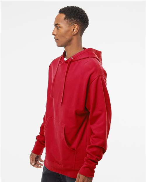 Midweight Hooded Sweatshirt - OnModelSide - B23676703 - Red