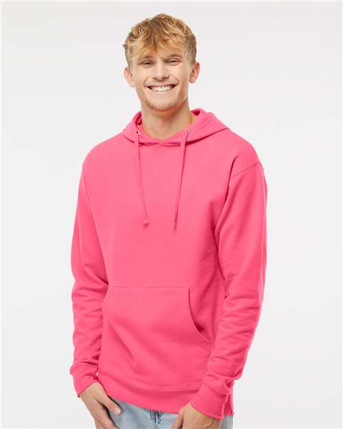 Midweight Hooded Sweatshirt - OnModelFront - B23676143 - Neon Pink