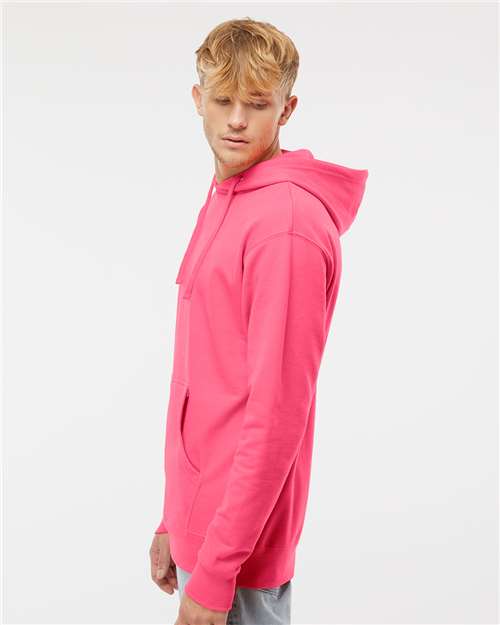 Midweight Hooded Sweatshirt - OnModelSide - B23676143 - Neon Pink