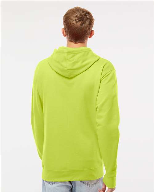 Midweight Hooded Sweatshirt - OnModelBack - B23676173 - Safety Yellow