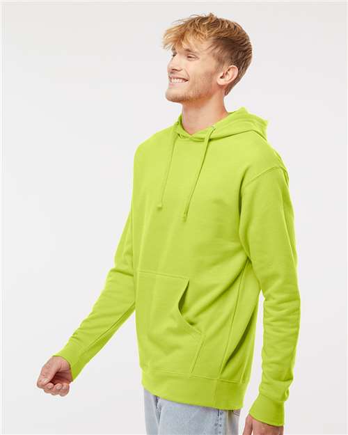 Midweight Hooded Sweatshirt - OnModelSide - B23676173 - Safety Yellow