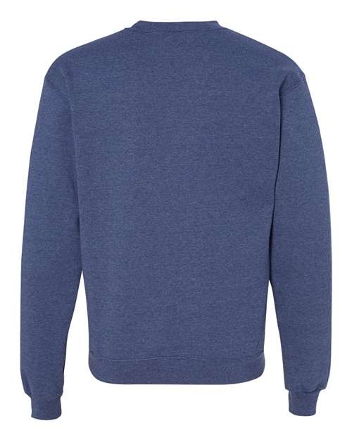 Powerblend® Crewneck Sweatshirt - Back - B21284783 - Royal Blue Heather