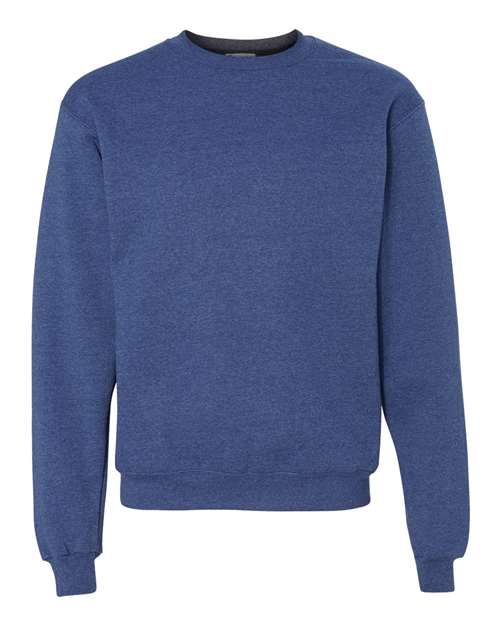 Powerblend® Crewneck Sweatshirt - Front - B21284783 - Royal Blue Heather