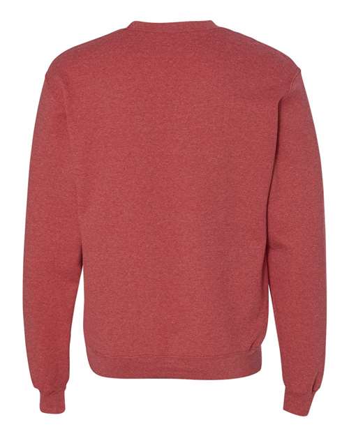 Powerblend® Crewneck Sweatshirt - Back - B21284717 - Scarlet Heather