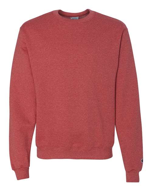 Powerblend® Crewneck Sweatshirt - Front - B21284717 - Scarlet Heather