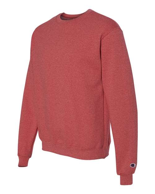 Powerblend® Crewneck Sweatshirt - Side - B21284717 - Scarlet Heather