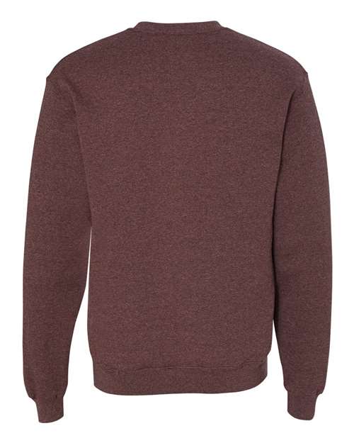 Powerblend® Crewneck Sweatshirt - Back - B21284543 - Maroon Heather