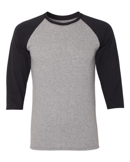 Triblend Three-Quarter Raglan Baseball T-Shirt - styleImage