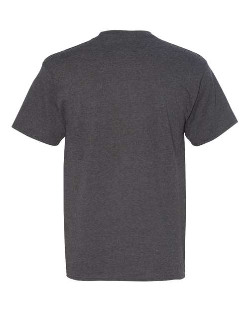 Beefy-T® Pocket T-Shirt - Back - B08500093 - Charcoal Heather