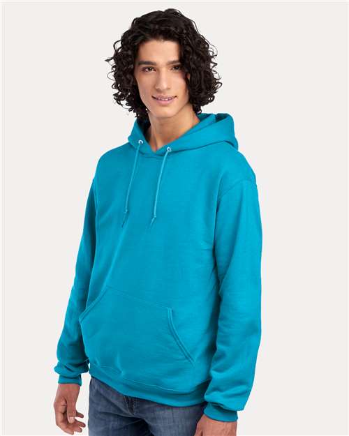 NuBlend® Hooded Sweatshirt - OnModelSide - B22035763 - California Blue