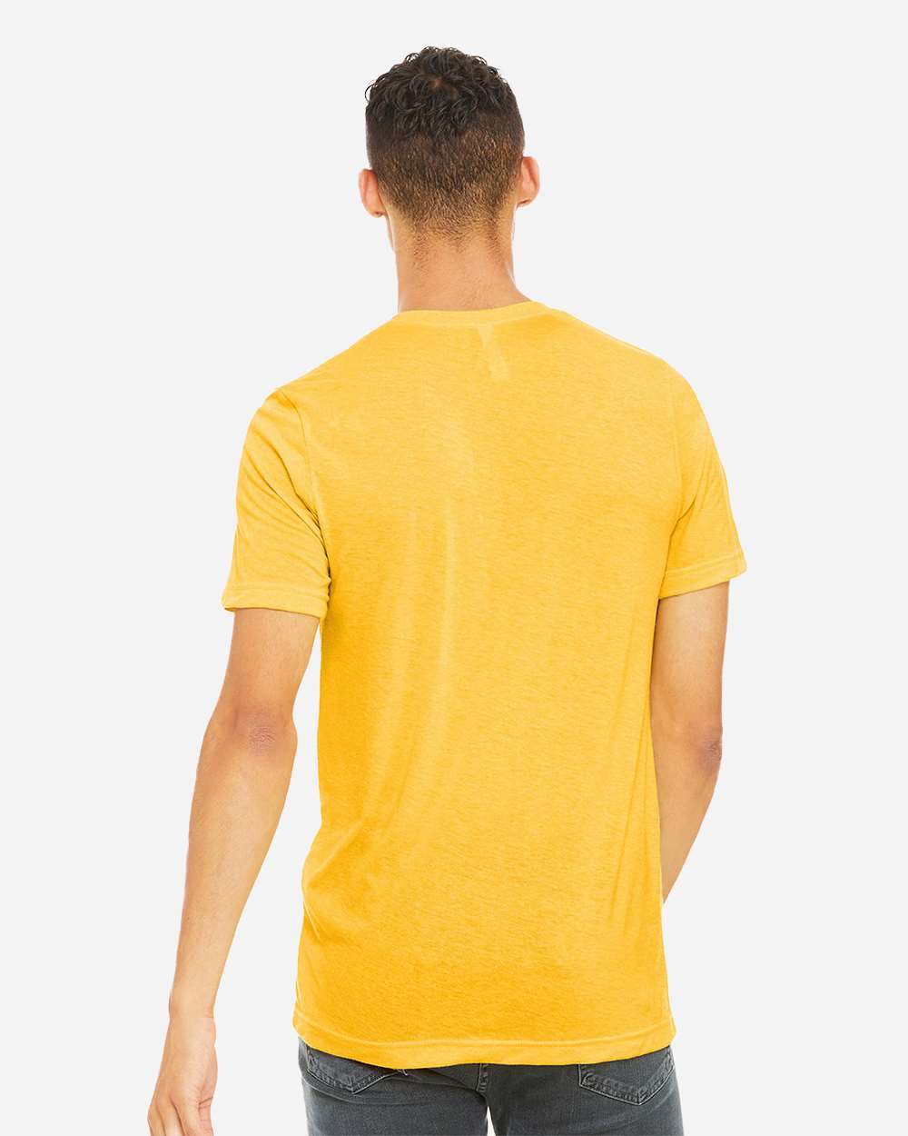 Triblend Tee - OnModelBack - B84706402 - Yellow Gold Triblend