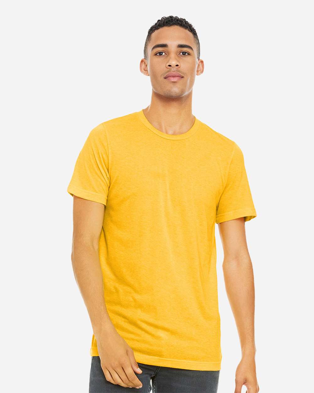 Triblend Tee - OnModelFront - B84706402 - Yellow Gold Triblend