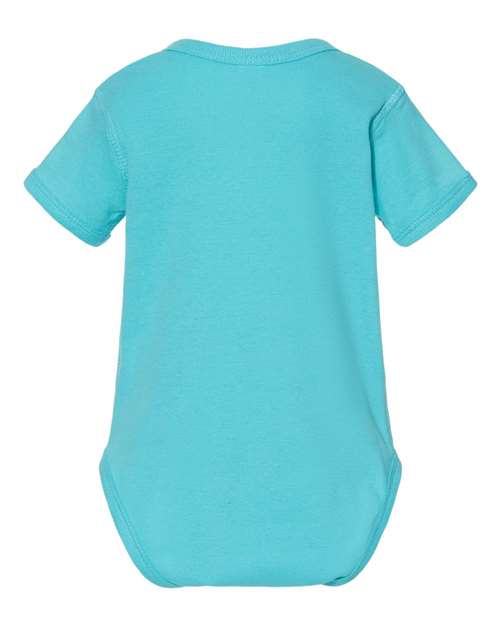 Infant Baby Rib Bodysuit - Back - B30238971 - Caribbean