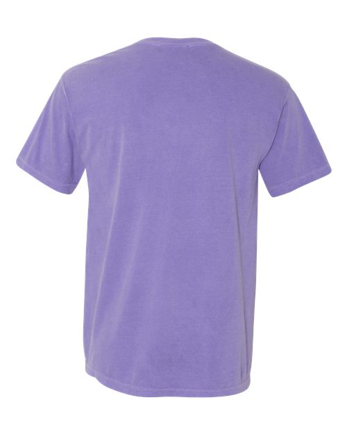 Garment-Dyed Heavyweight Pocket T-Shirt - Back - B08508573 - Violet