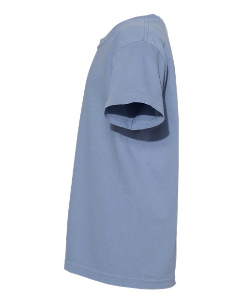 Garment-Dyed Youth Heavyweight T-Shirt - DirectSide - B31608262 - Washed Denim