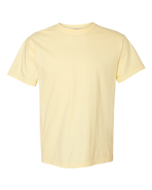 Garment-Dyed Heavyweight T-Shirt - Front - B00708433 - Banana