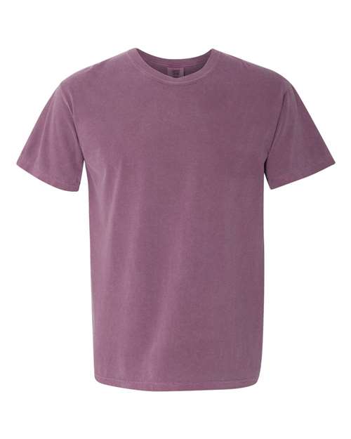 Garment-Dyed Heavyweight T-Shirt - Front - B00708713 - Berry