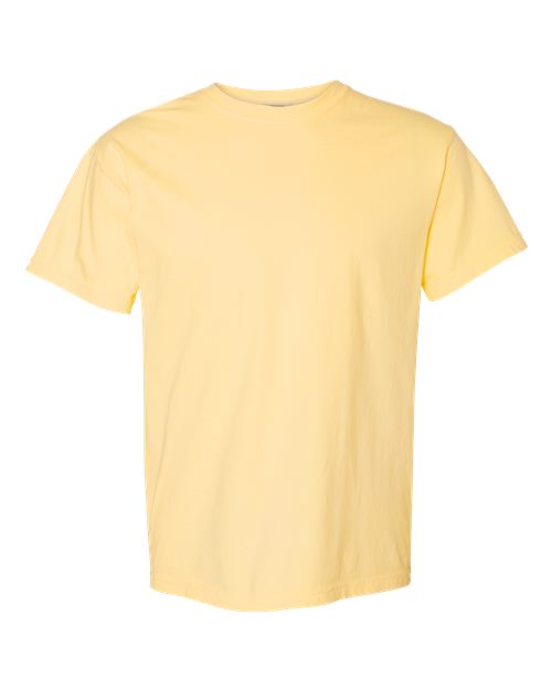 Garment-Dyed Heavyweight T-Shirt - Front - B00708413 - Butter