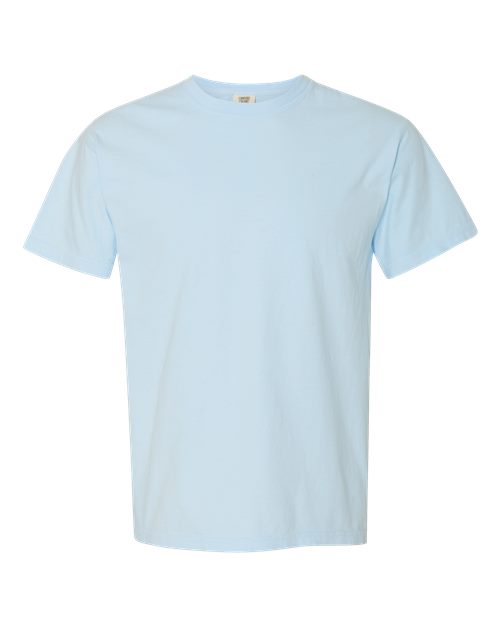 Garment-Dyed Heavyweight T-Shirt - Front - B00708043 - Chambray