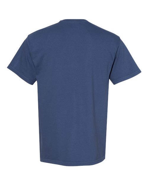 Garment-Dyed Heavyweight T-Shirt - Back - B00708753 - China Blue
