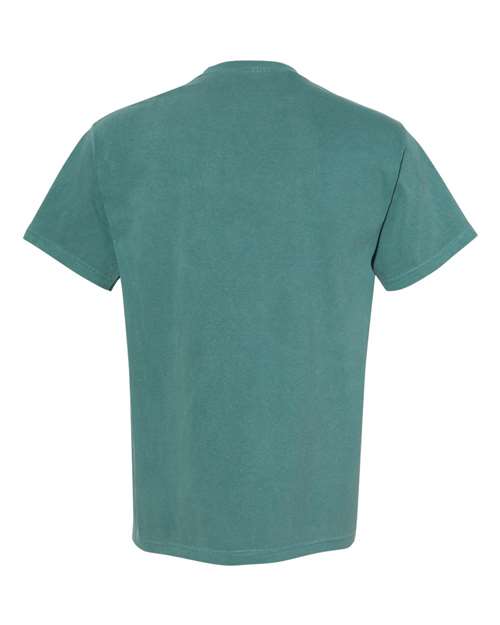 Garment-Dyed Heavyweight T-Shirt - Back - B00708233 - Emerald
