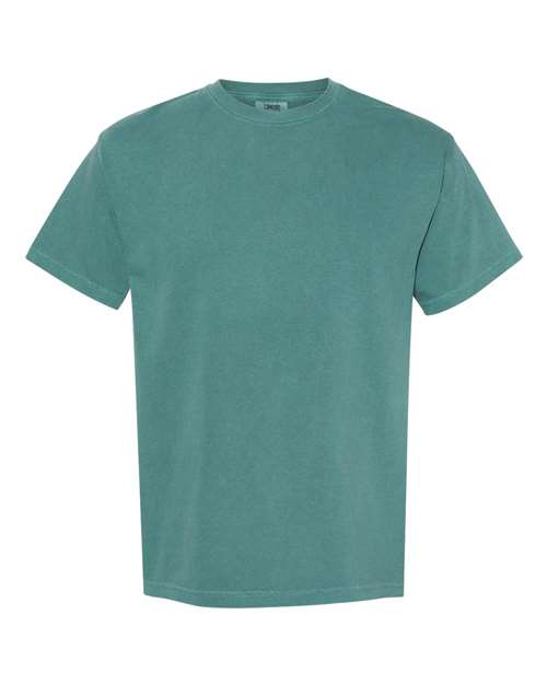 Garment-Dyed Heavyweight T-Shirt - Front - B00708233 - Emerald