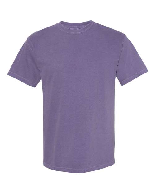 Garment-Dyed Heavyweight T-Shirt - Front - B00708673 - Grape