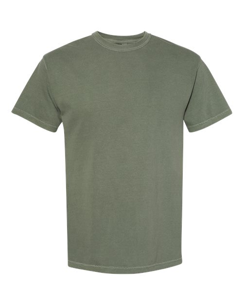 Garment-Dyed Heavyweight T-Shirt - Front - B00708293 - Moss