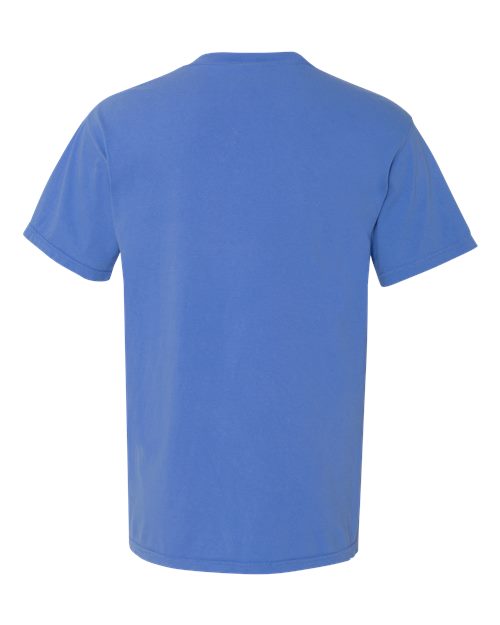 Garment-Dyed Heavyweight T-Shirt - Back - B00708943 - Mystic Blue
