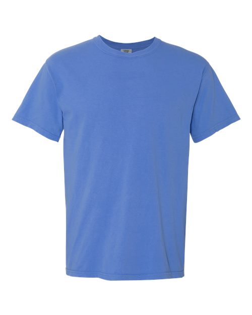 Garment-Dyed Heavyweight T-Shirt - Front - B00708943 - Mystic Blue