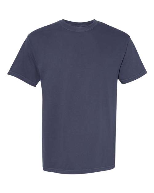 Garment-Dyed Heavyweight T-Shirt - Front - B00708623 - Navy