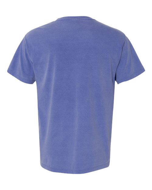 Garment-Dyed Heavyweight T-Shirt - Back - B00708453 - Periwinkle