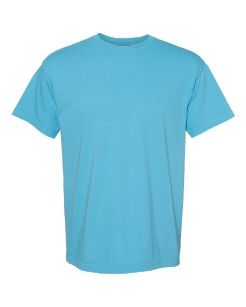 Garment-Dyed Heavyweight T-Shirt - Front - B00708893 - Sapphire