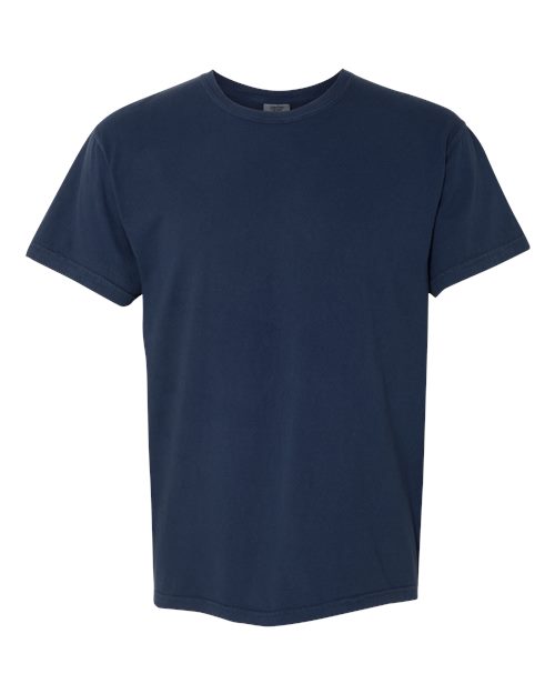 Garment-Dyed Heavyweight T-Shirt - Front - B00708613 - True Navy