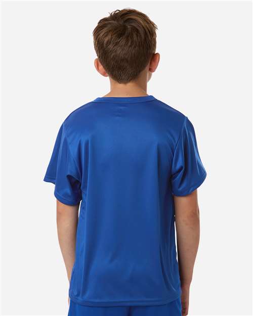 Youth B-Core Placket Jersey - OnModelBack - B27285752 - Royal