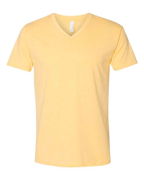 CVC V-Neck T-Shirt - Front - B21918403 - Banana Cream