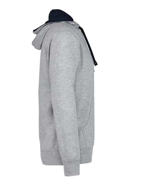 Laguna Hoodie - Side - B27318592 - Heather Grey/ Midnight Navy