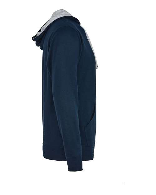 Laguna Hoodie - Side - B27318902 - Midnight Navy/ Heather Grey