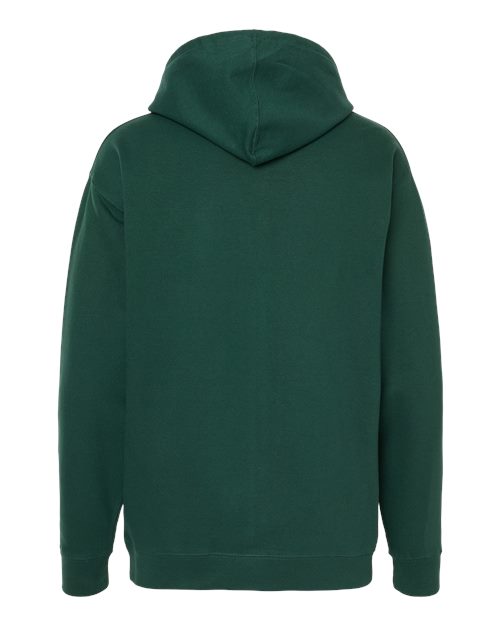 Midweight Hooded Sweatshirt - Back - B23676542 - Forest Green