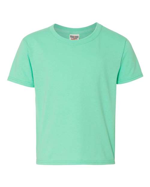 Youth Dri-Power® 50/50 T-Shirt - Front - B30535344 - Cool Mint