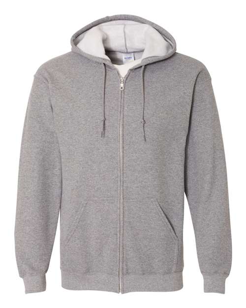 Heavy Blend™ Full-Zip Hooded Sweatshirt - Front - B22460493 - Graphite Heather