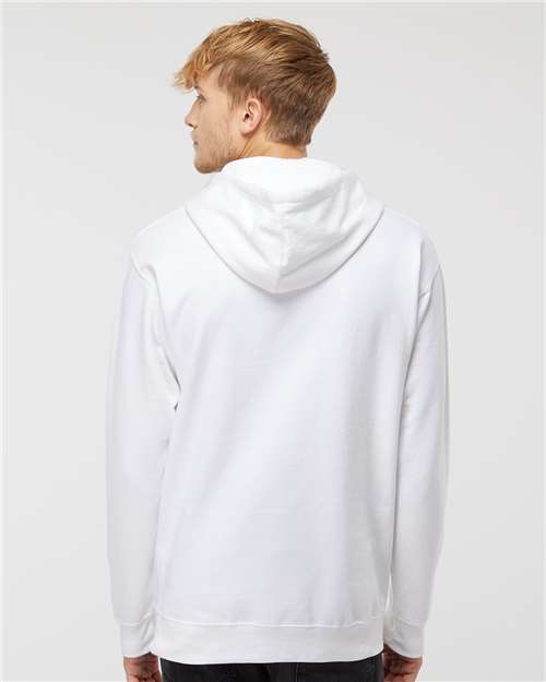Midweight Hooded Sweatshirt - OnModelBack - B23676003 - White