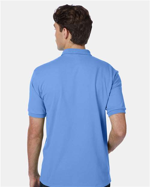 Ecosmart® Jersey Polo - OnModelBack - B11000263 - Carolina Blue