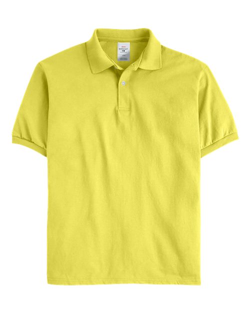 Ecosmart® Jersey Polo - Front - B11000413 - Yellow