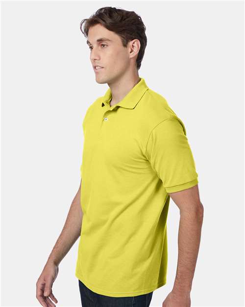 Ecosmart® Jersey Polo - OnModelSide - B11000413 - Yellow
