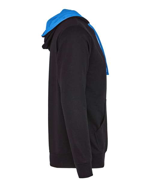 Laguna Hoodie - Side - B27318762 - Black/ Turquoise