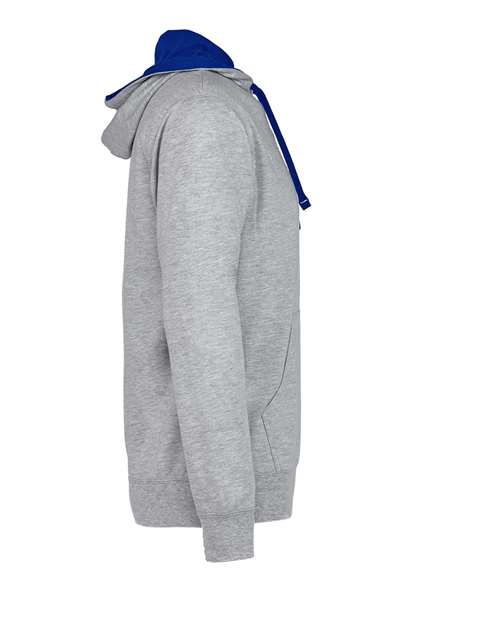 Laguna Hoodie - Side - B27318754 - Heather Grey/ Royal